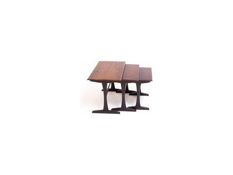 Rosewood Nesting Tables by Kai Kristiansen Habitus London