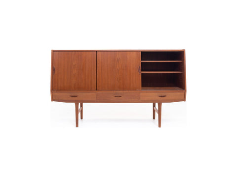 Mid Century Modern Danish Teak Highboard Habitus London