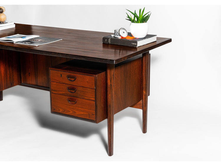 Rosewood Desk by Kai Kristiansen for Feldballes Møbelfabrik