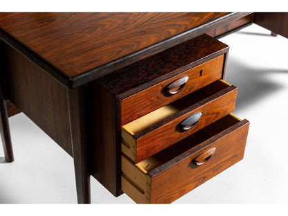 Rosewood Desk by Kai Kristiansen for Feldballes Møbelfabrik Habitus London