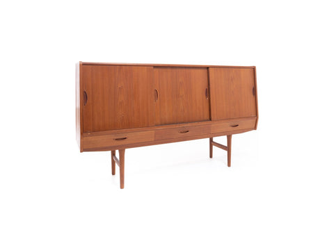 Mid Century Modern Danish Teak Highboard Habitus London