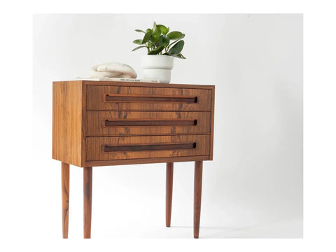 Kai Kristiansen 3 Drawer Rosewood Chest