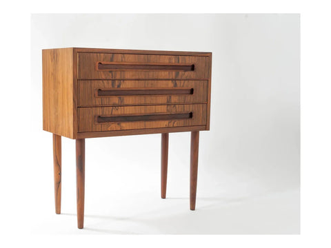 Kai Kristiansen 3 Drawer Rosewood Chest