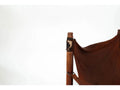 Rosewood & Leather Safari Chair by Erik Wørts for Niels Eilersen