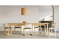 Annex Extendable Dining Table White Oak by Gus Modern