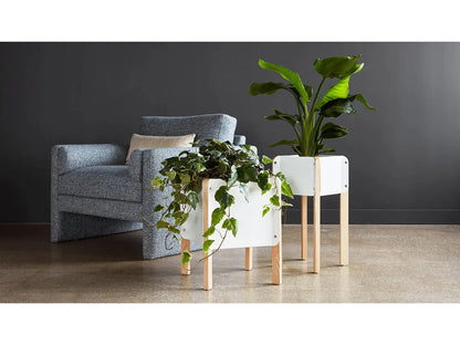 Atrium Planters in White by Gus Modern