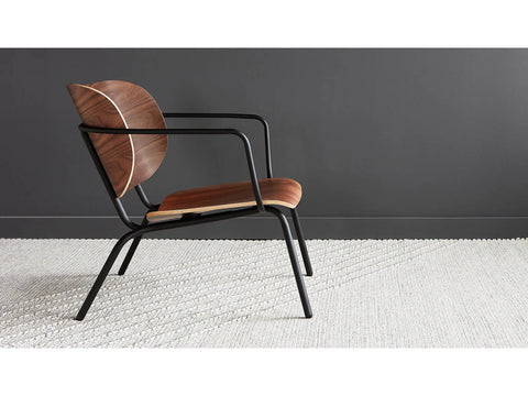 Bantam Lounge Chair Walnut by Gus Modern