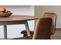 Bracket Dining Table in Walnut & Cadet Grey by Gus Modern