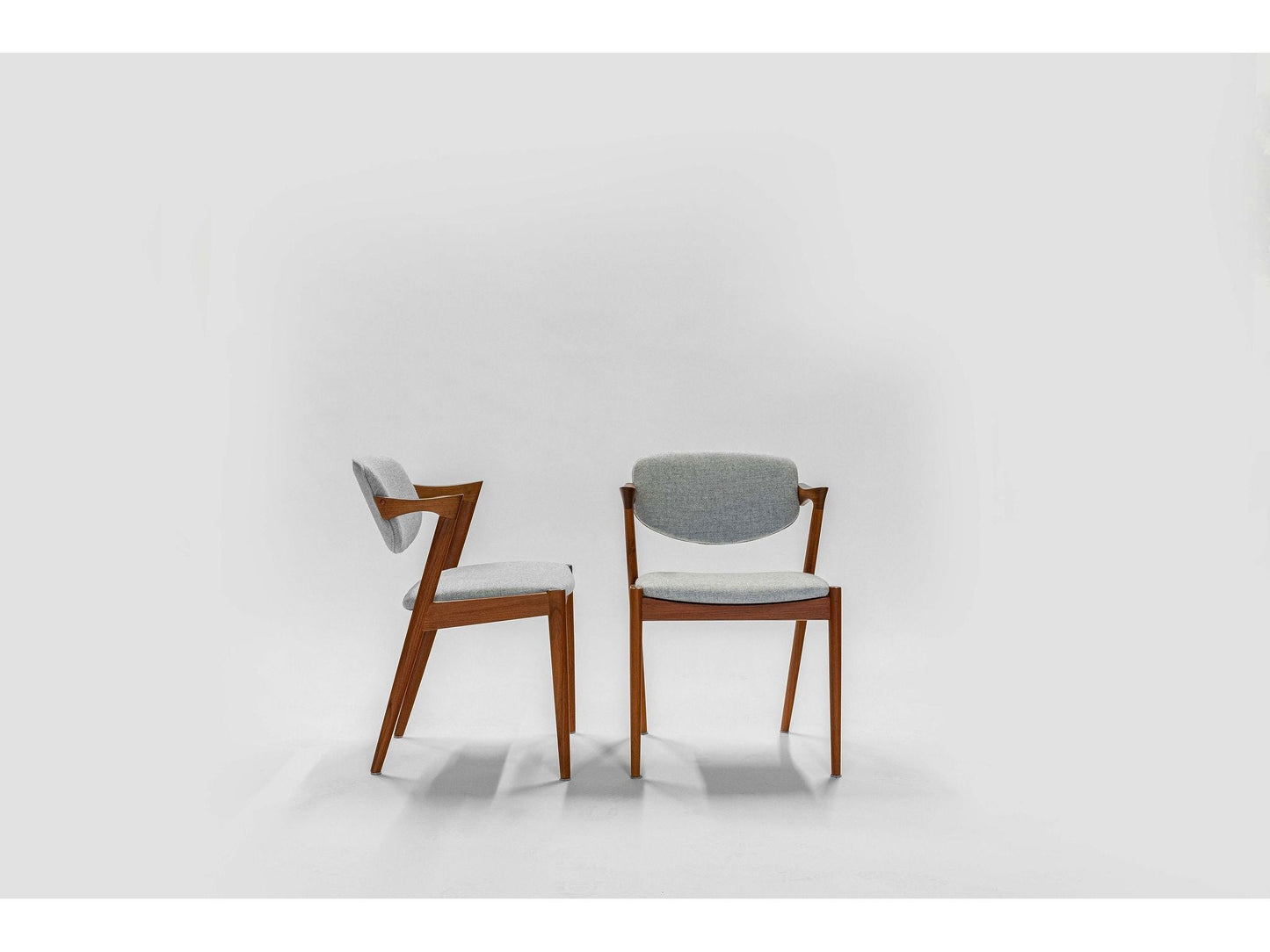 Teak Dining Chairs by Kai Kristiansen Model 42