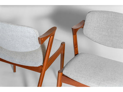 Teak Dining Chairs by Kai Kristiansen Model 42