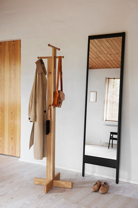 Foyer Coat Stand, White Oak by Form & Refine