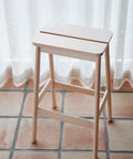 Angle Standard Bar Stool 65, Beech by Form & Refine