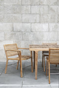 Rib Dining Chair w/Arm by Sibast