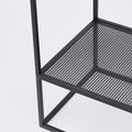 industrial minimalistic clothes rack black kristina dam studio